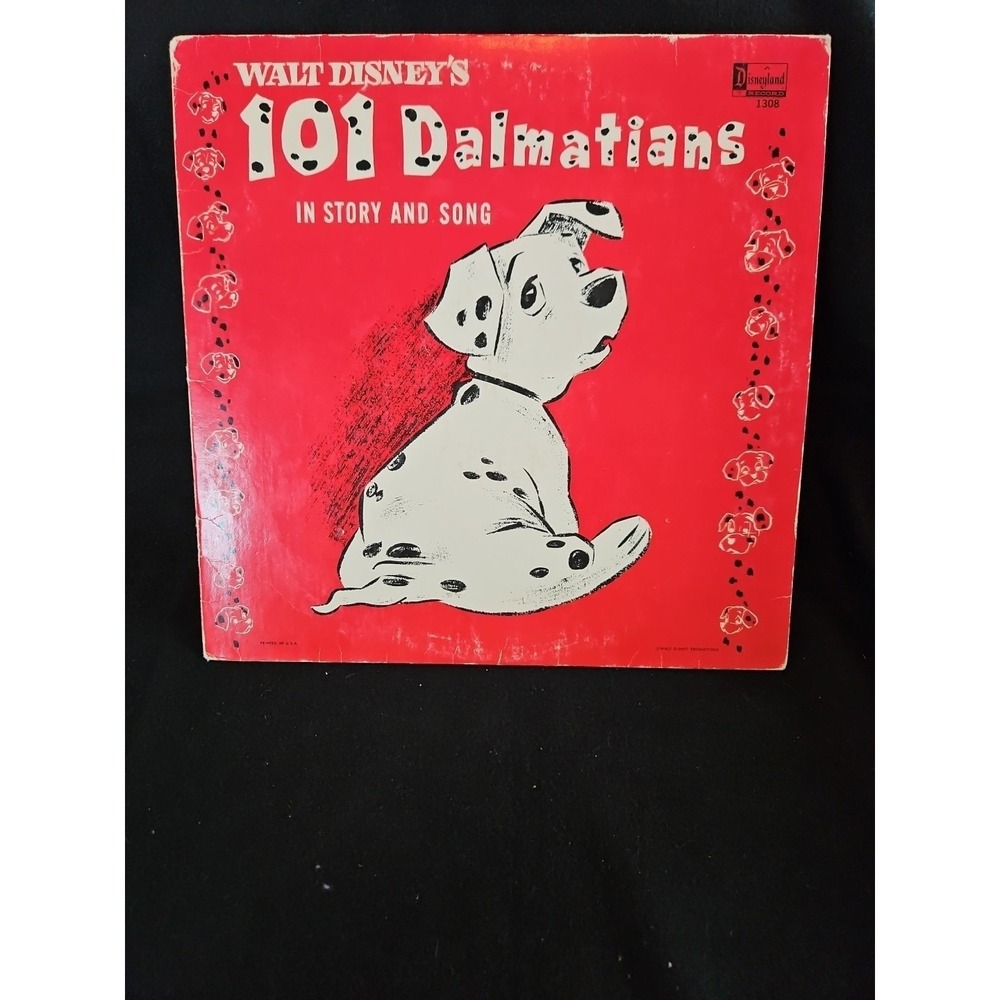 Vintage 1963‎ Walt Disney's 101 Dalmations Vinyl LP Record